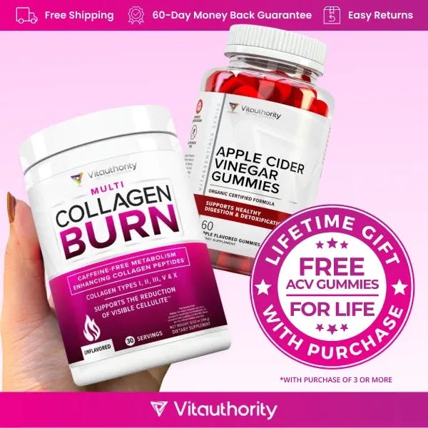 Vitauthority | Image | Hero | Primary | Product - Buy 1 Get 1 Free ACV Gummies